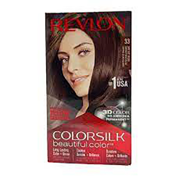 کیت رنگ موی بدون امونیاک رولون شماره 10 مشکی Revlon Colorsilk