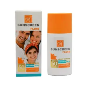 ضد آفتاب فلوئید مای مدل هیالورونیک اسید SPF 50p